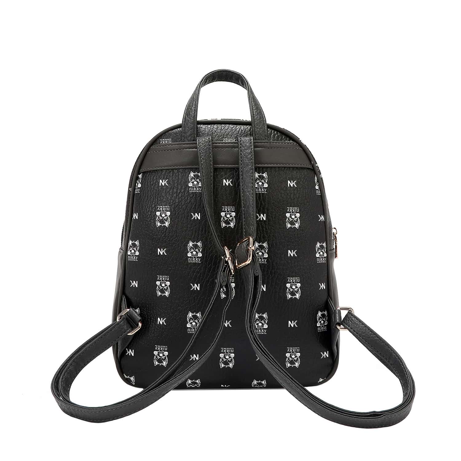 NK12832-NIKKY FINDS MEOW BLACK-LARGE - BACK