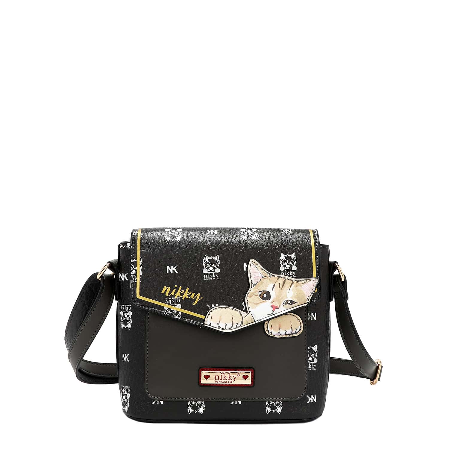 NK12832-NIKKY FINDS MEOW BLACK- MEDIUM-MAIN