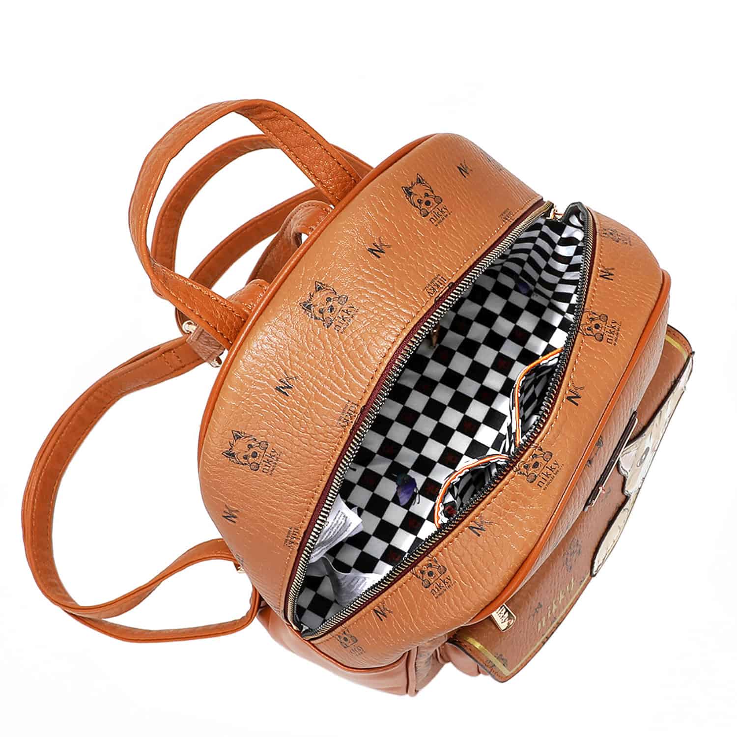 NK12832-NIKKY FINDS MEOW BROWN-LARGE - INTERIOR