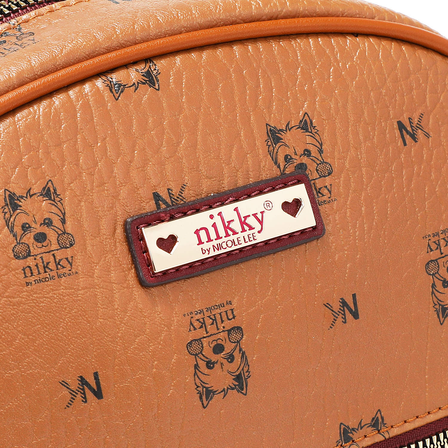 NK12832-NIKKY FINDS MEOW BROWN-LARGE - LOGO