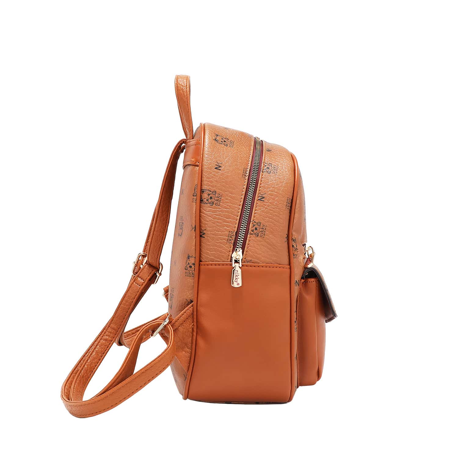 NK12832-NIKKY FINDS MEOW BROWN-LARGE - SIDE