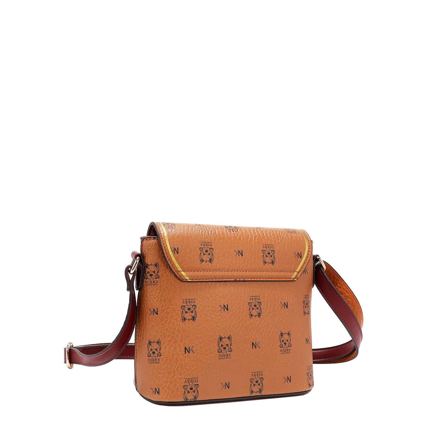 NK12832-NIKKY FINDS MEOW BROWN-MEDIUM- BACK ANGLE