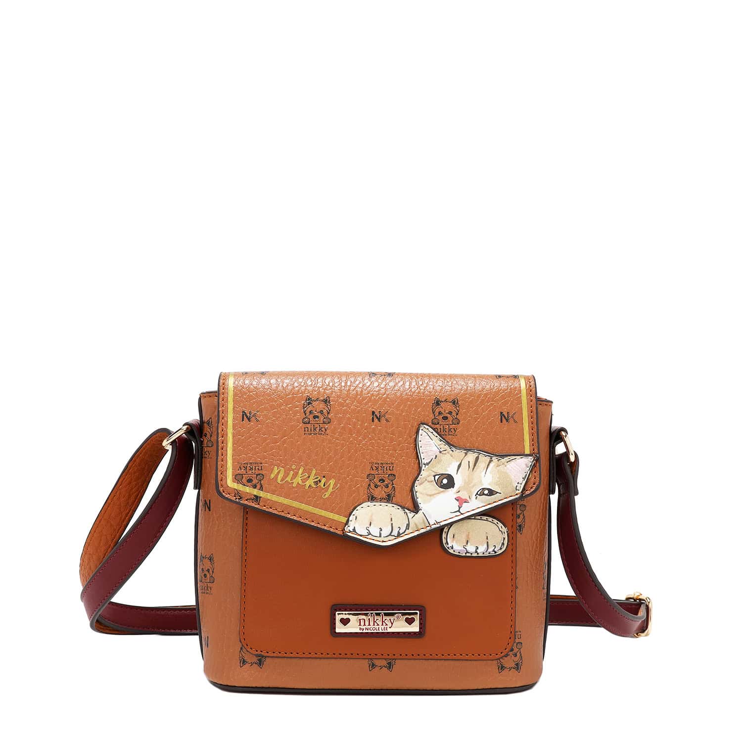 NK12832-NIKKY FINDS MEOW BROWN- MEDIUM- MAIN