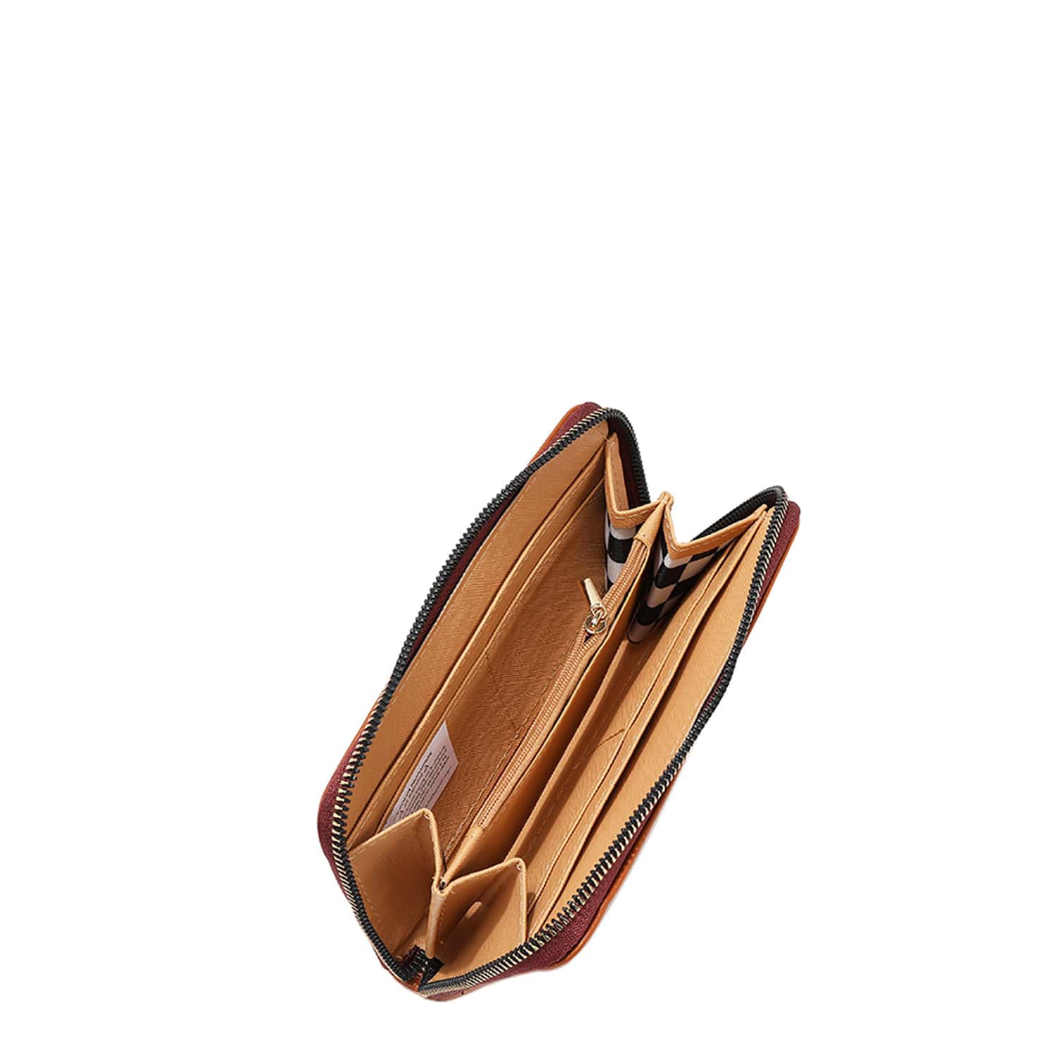 NK12832-NIKKY FINDS MEOW BROWN-WALLET- INTERIOR