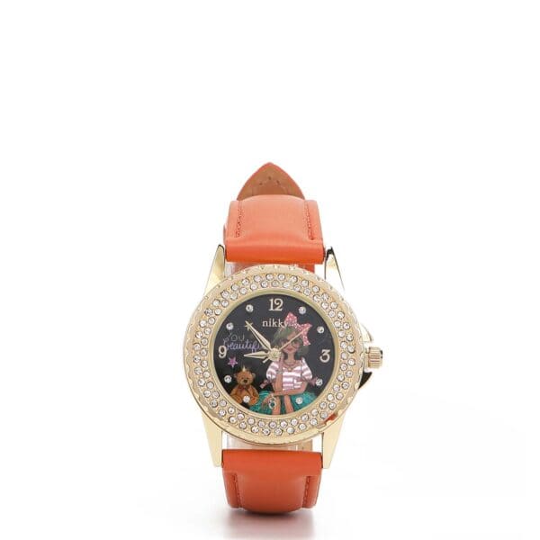 NK20507 EYE CONTACT Print Watch