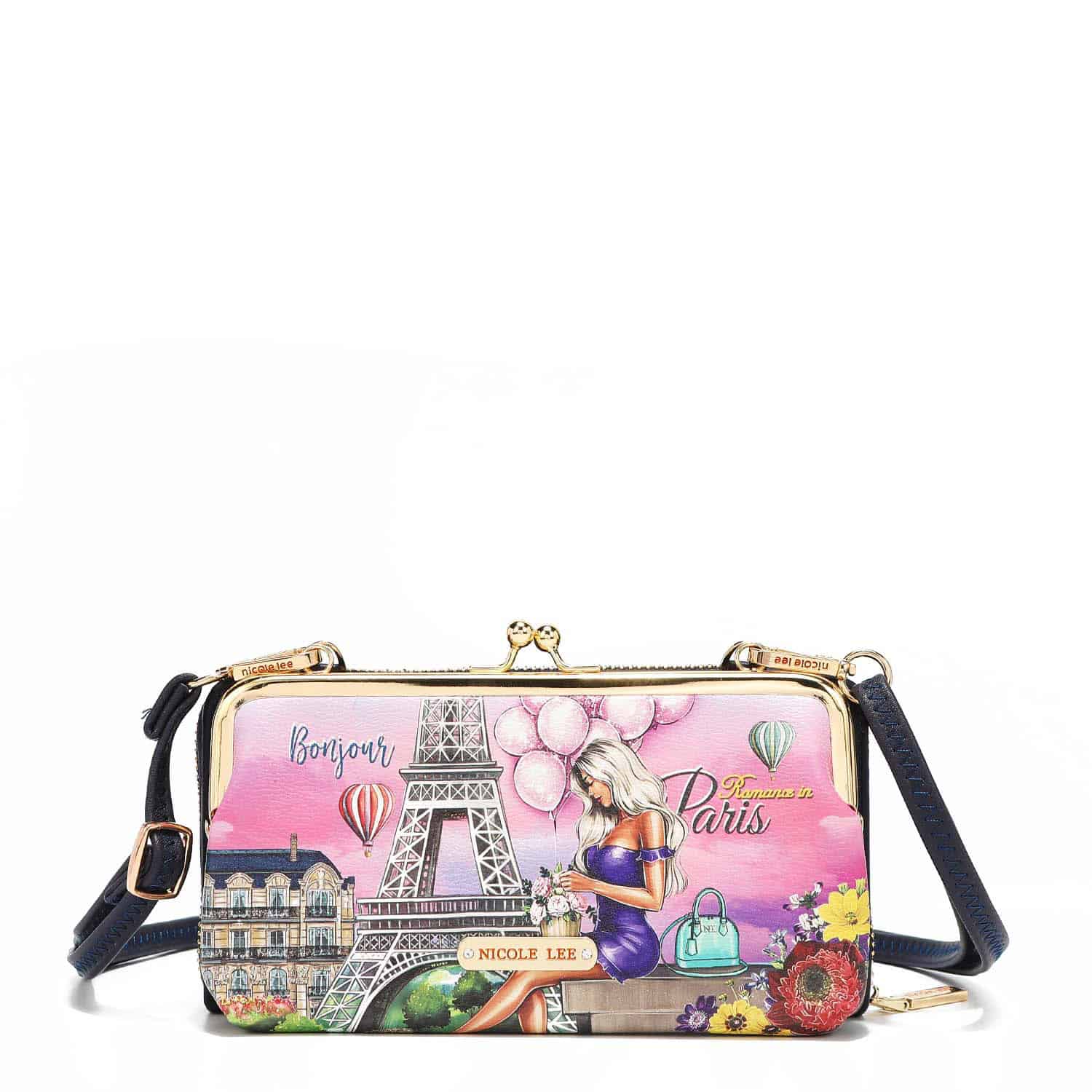 PRT7410-ROMANCE IN PARIS-STRAP ATTACHED-CROSSBODY