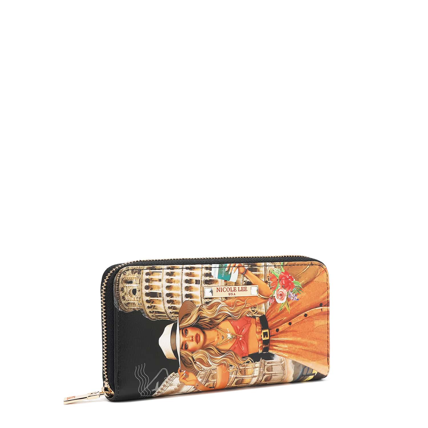 SET17296-MARTHA TRAVELS ITALY-WALLET-FRONT ANGLE